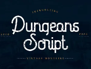 Dungeons font