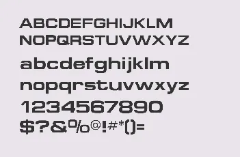 Micro Extend FLF Bold font