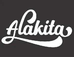 Alakita font