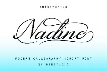 Nadine font