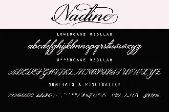 Nadine font