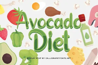 Avocado Diet font