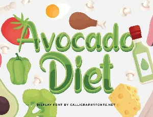 Avocado Diet font