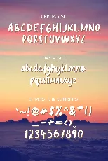 Summer Love Brush font