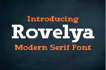 Rovelya font