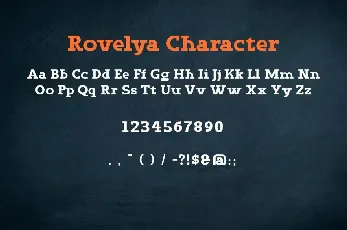 Rovelya font