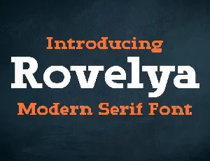 Rovelya font