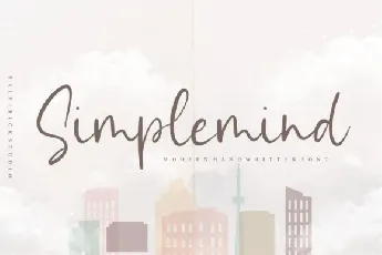 Simplemind Handwritten font