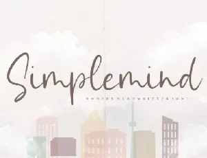 Simplemind Handwritten font