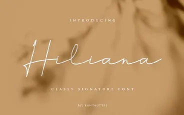 Hiliana Handwritten font