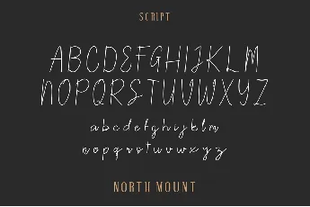 NORTH MOUNT DEMO font