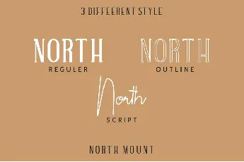 NORTH MOUNT DEMO font