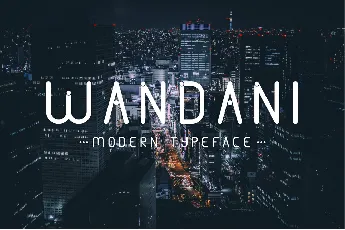 WANDANI font