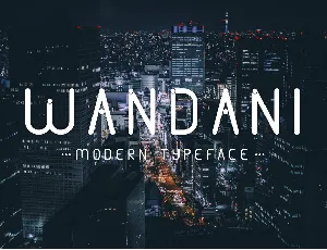 WANDANI font