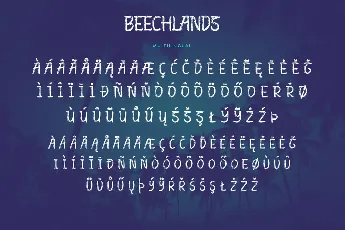 Beechlands Demo font