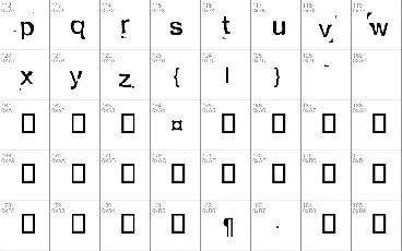 Alexandras Stempelkasten font