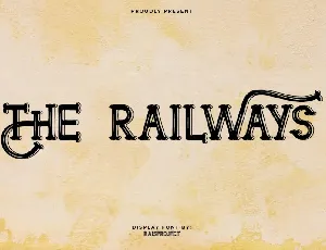 The Railways font