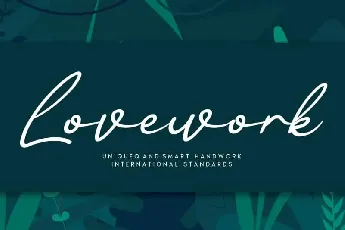 Lovework Handwritten font