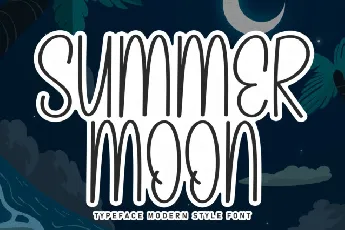 Summer Moon Display font