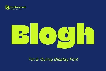 Blogh font