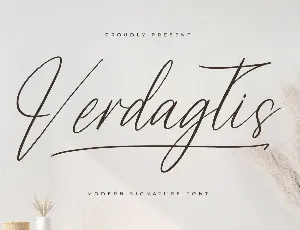 Verdagtis DEMO VERSION font