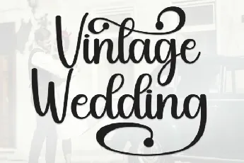 Vintage Wedding Script font