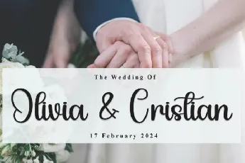 Vintage Wedding Script font