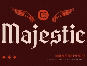 CS Majestic font