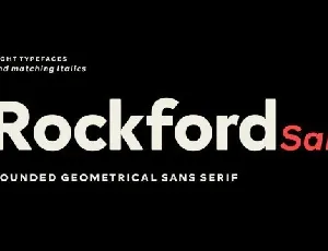 Rockford Sans Serif font