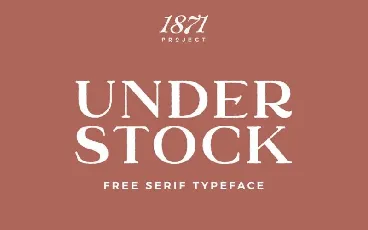 Understock Family font