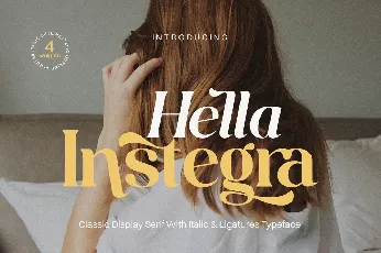 Hella Instegra font