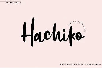 Hachiko font