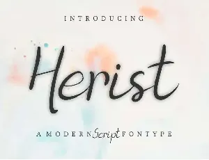 Herist DEMO font