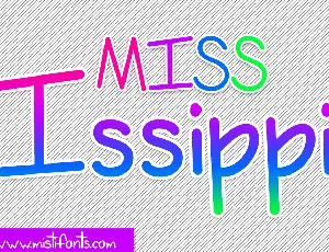 Miss Issippi font