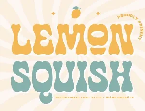 Lemon Squish font