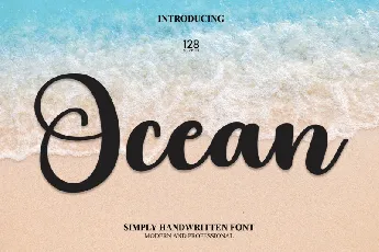 Ocean Script font