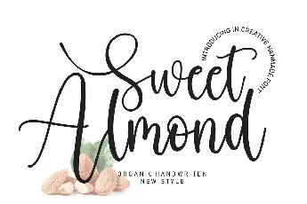 Sweet Almond font