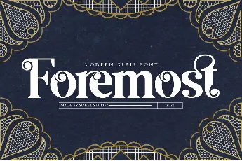 Foremost font