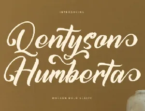 Qentyson Humberta font