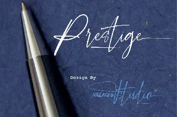 The Prestige font