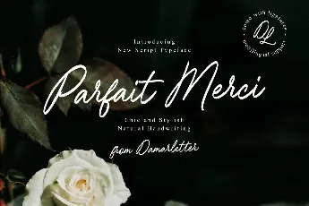 Parfait Merci font