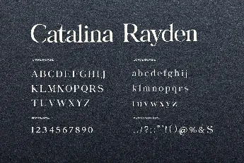 Catalina Rayden font