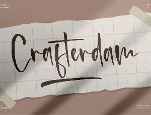 Crafterdam font