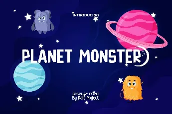 Planet Monster Demo font