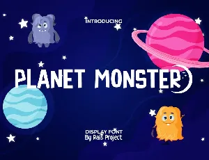 Planet Monster Demo font