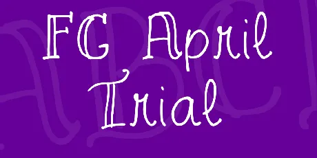 FG April Trial font