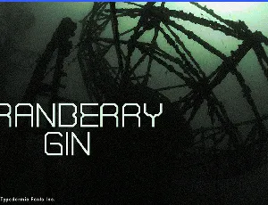 Cranberry Gin font