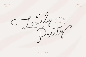 Lovely Pretty font