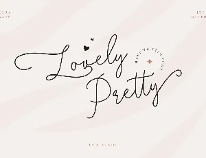 Lovely Pretty font