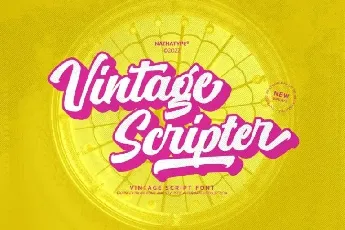 Vintage Scripter font